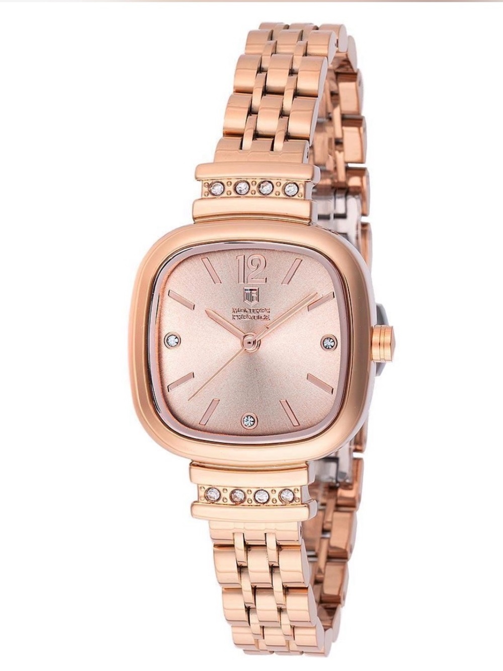 Montres Prestige X Invicta Women’s Rose Gold Watch With Crystal Accents 26.5 mm